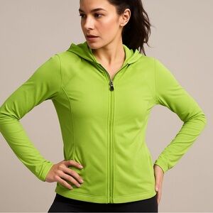New Balance Lime Green Athletic Jacket - Size M/M - Performance & Visibility